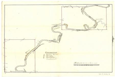 Detailed View of Gnadenhütten and Salem