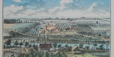 Nicholas Garrison, A View of Bethlehem (1757)