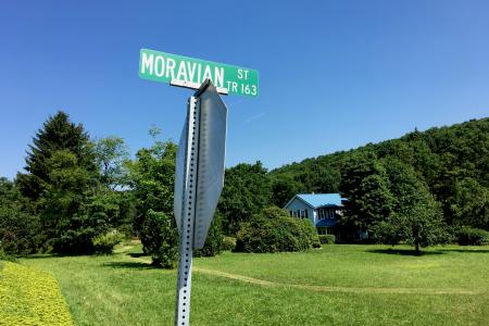 8The legacy of the Moravians lingers on in the name of a street in the mining town of Grassflat