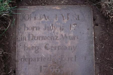 Grave of Johann Jacob Eyerly senior