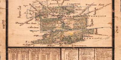 PCG Reuter's Map of Bethlehem (1758)